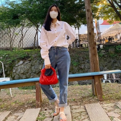 이해리 보테가 미니 조디 백
