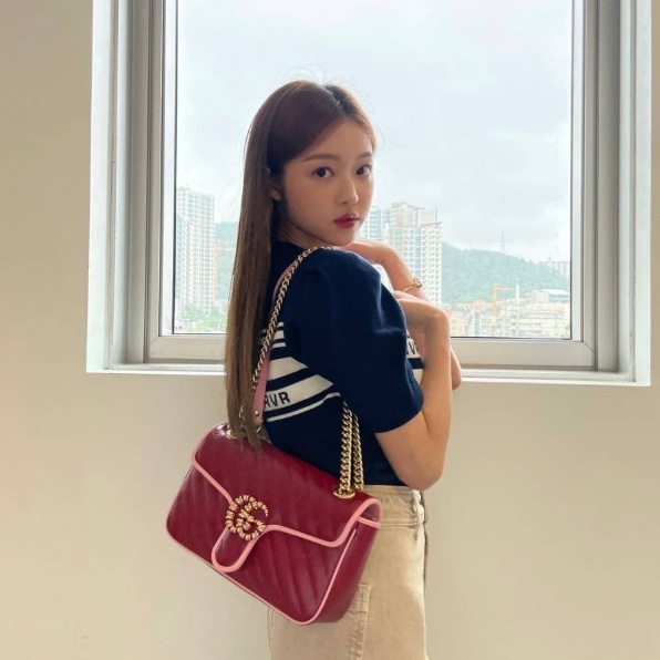 유아 구찌 마몽 숄더 백