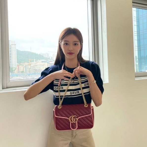 유아 구찌 마몽 숄더 백