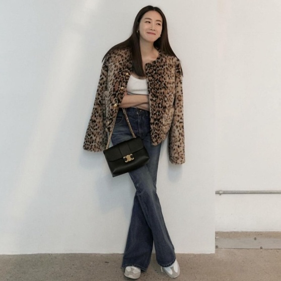 최지우 셀린느 빅투아르 백