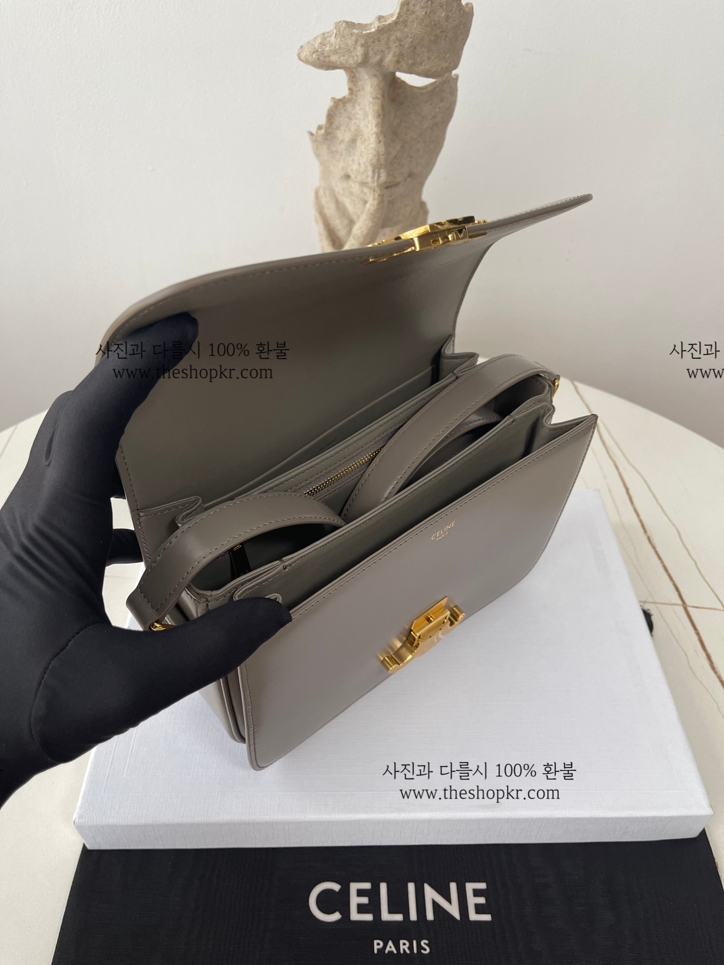 고윤정 셀린느 클래식 트리옹프 백