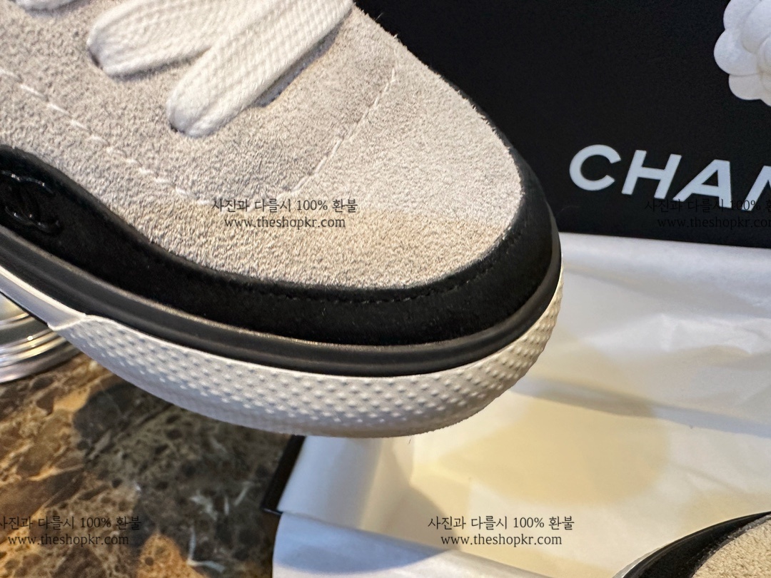 (해피) 샤넬 23B 통굽 슬립온