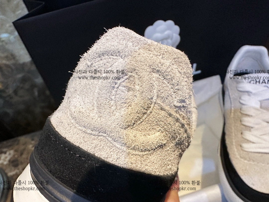(해피) 샤넬 23B 통굽 슬립온