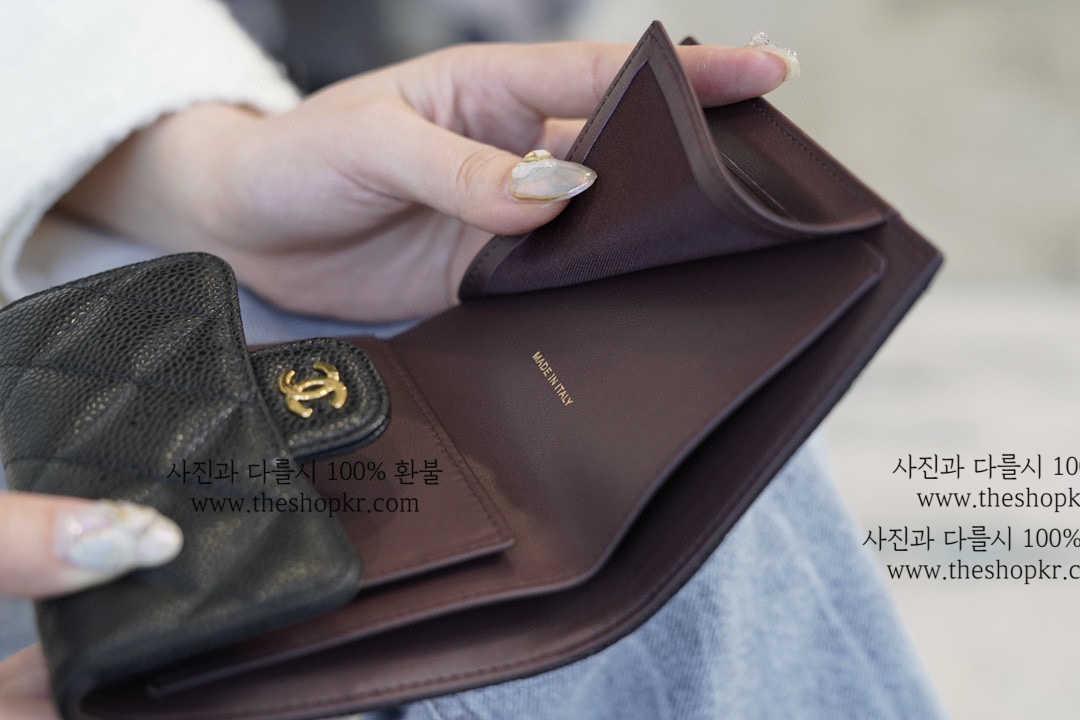 (펜더) 샤넬 클래식 플랩지갑