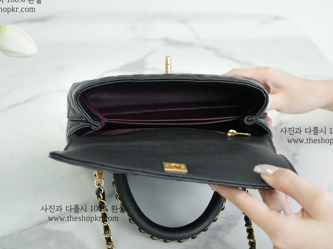 (펜더) 샤넬 23P 코코 핸들 미니 백