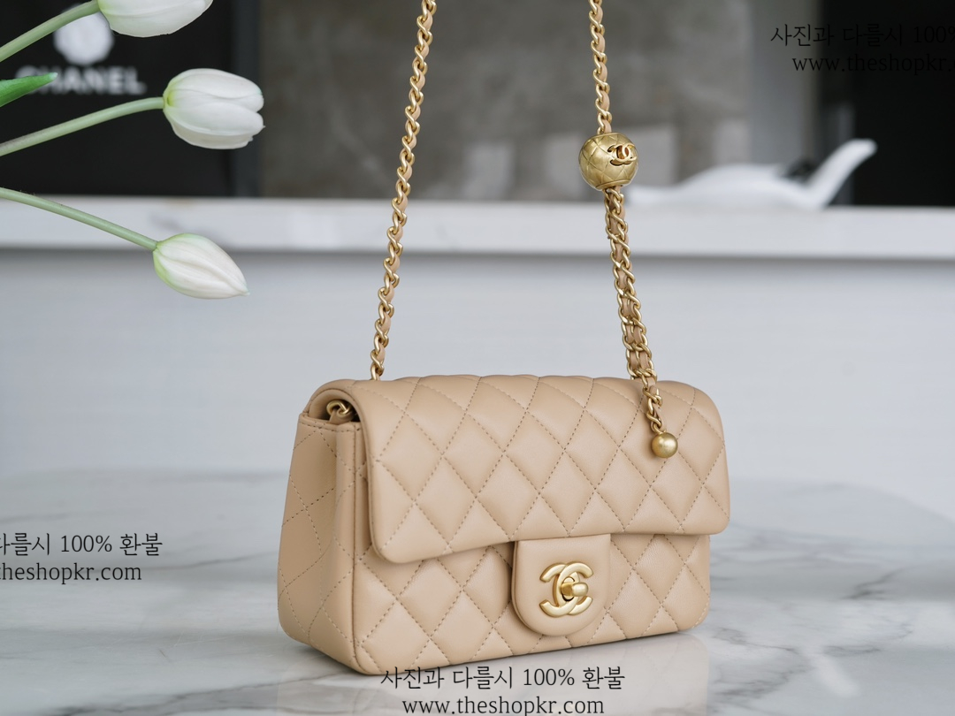 (펜더) 샤넬 23C 메탈볼 미니 백