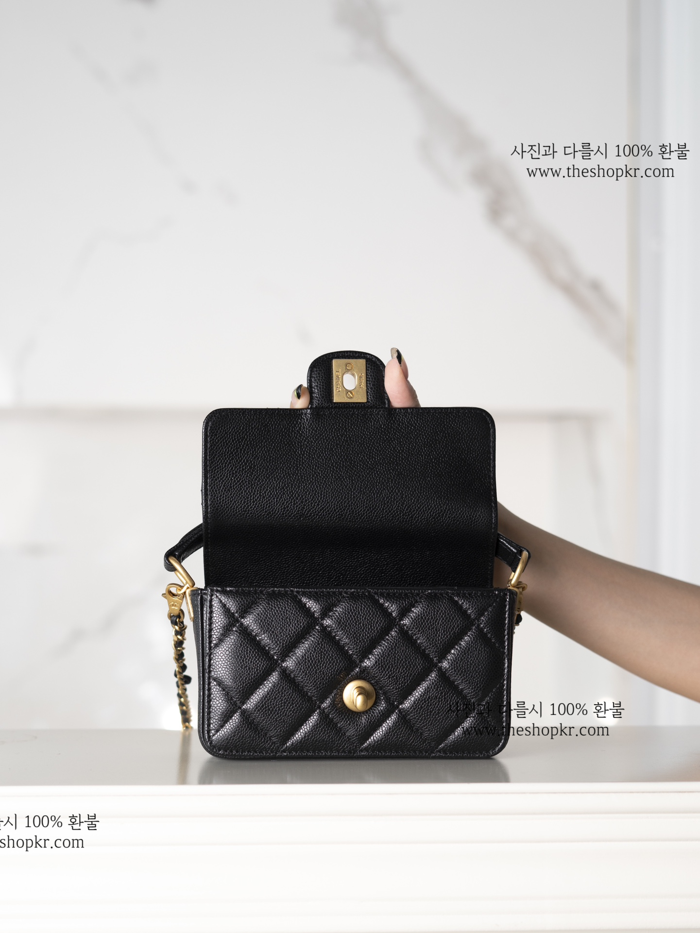 (펜더) 샤넬 24K  클래식 플랩 미니 백