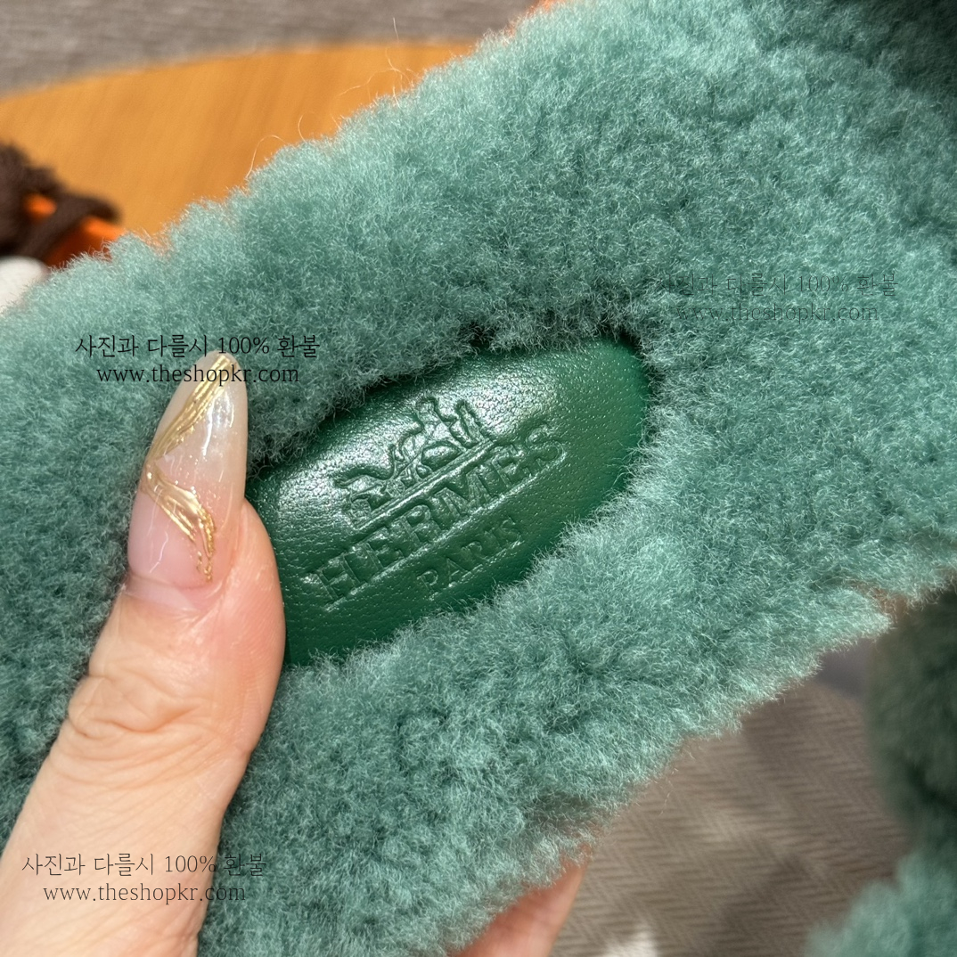(찡댄) 에르메스 오란 울 샌들