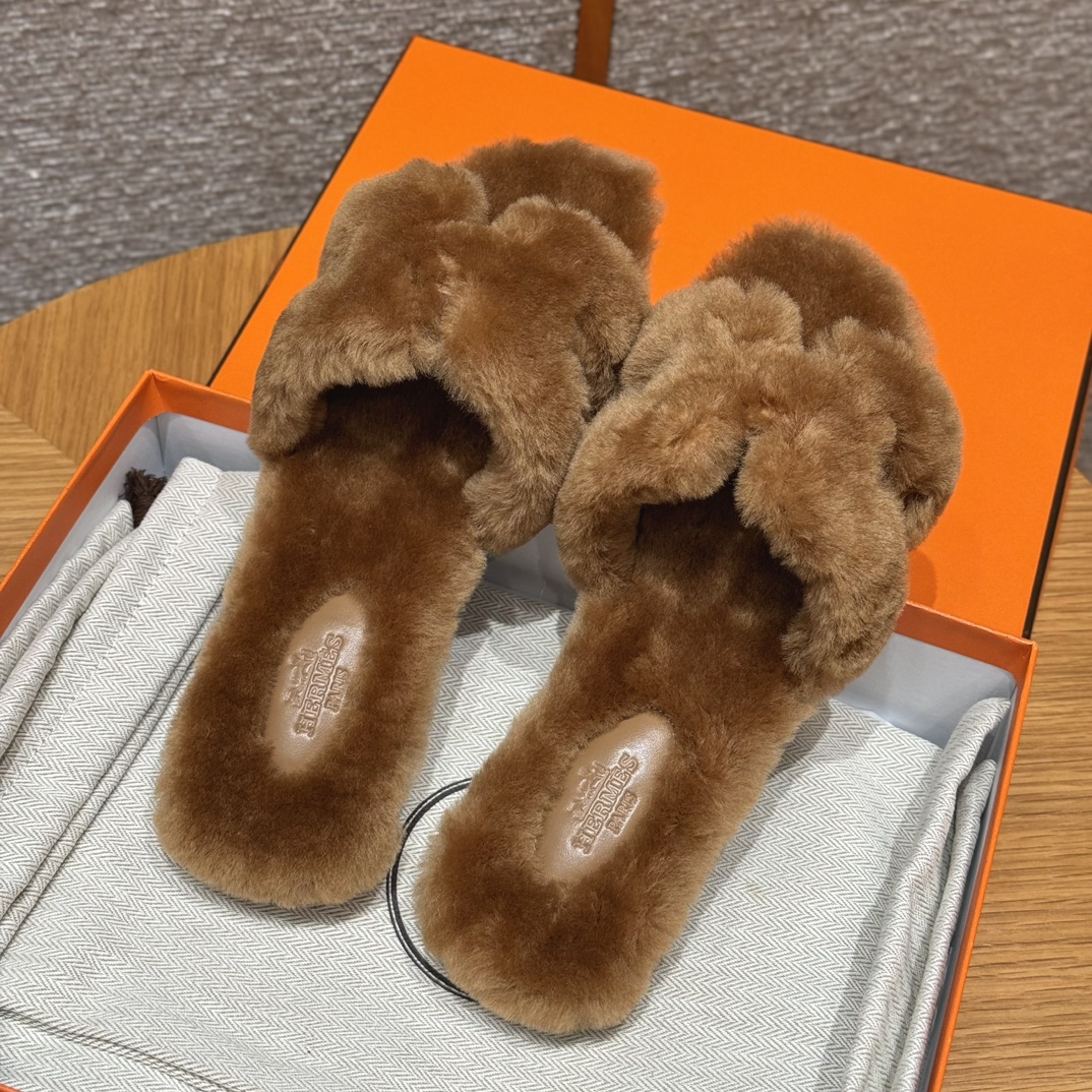 (찡댄) 에르메스 오란 울 샌들