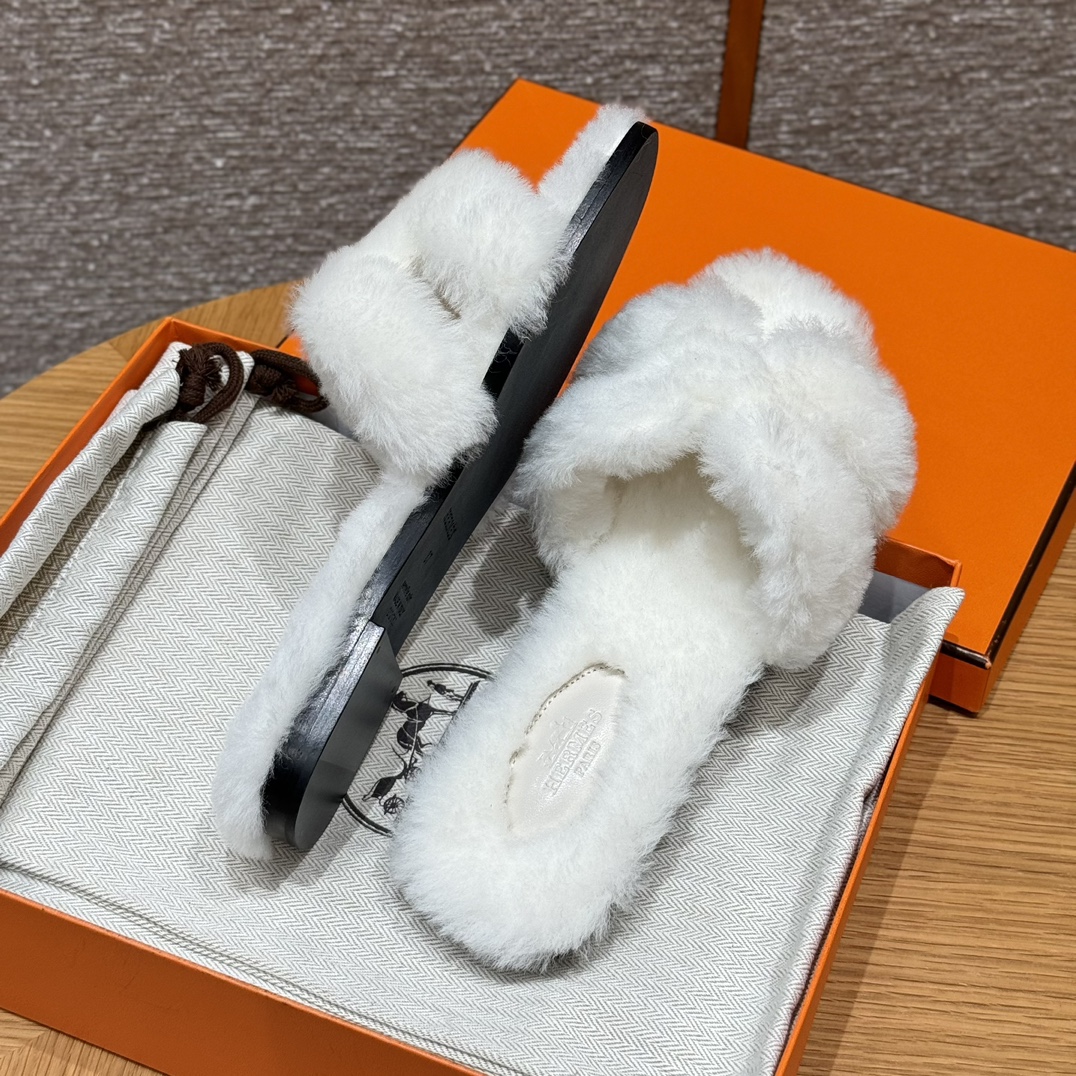 (찡댄) 에르메스 오란 울 샌들