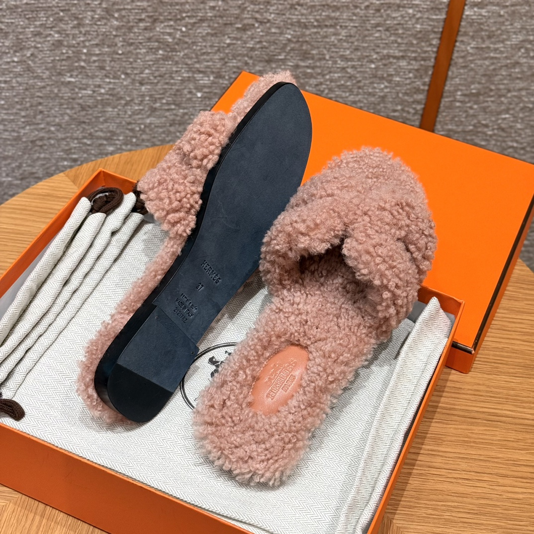 (찡댄) 에르메스 오란 울 샌들