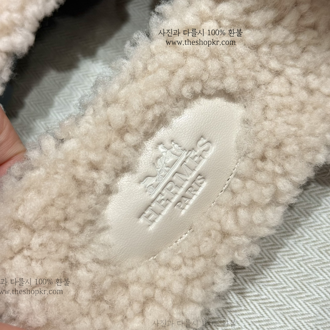 (찡댄) 에르메스 오란 울 샌들