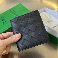 (징) 보테가 인트레치아토 배색 반지갑