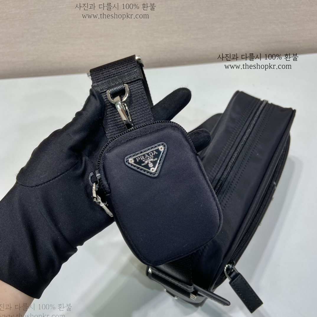 (야오) 프라다 리나일론 숄더 백