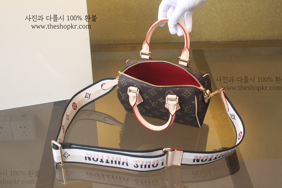 (황벽) 루이비통 스피디 반둘리에 20 토트백