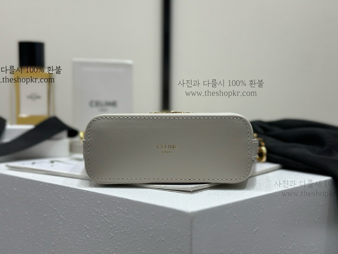 (흰고래) 미니 트리옹프 버킷 백