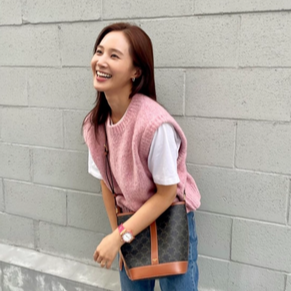 유리 셀린느 트리옹프 스몰 버킷 백