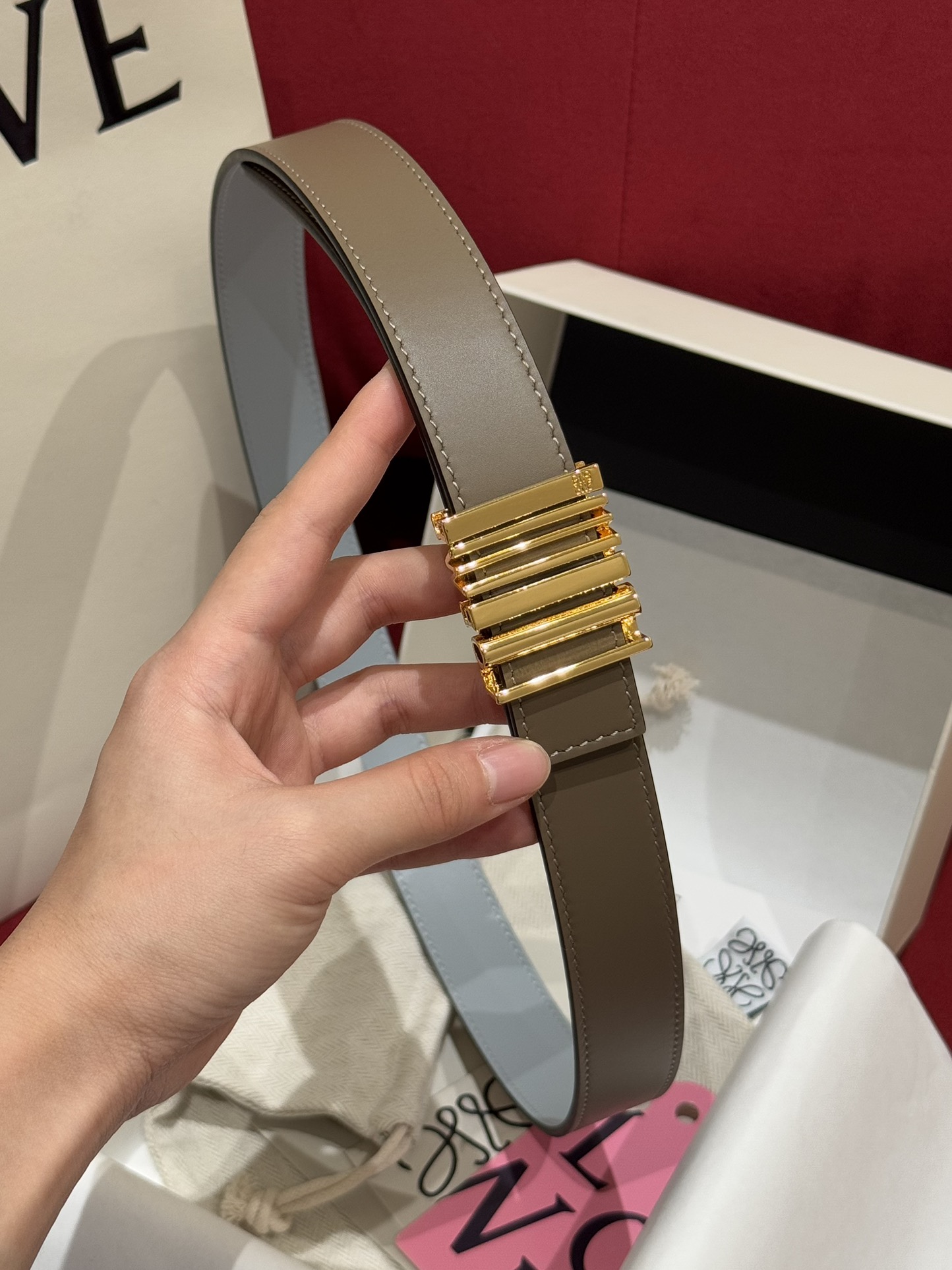 (찡댄) 로에베 클래식 그래픽 벨트