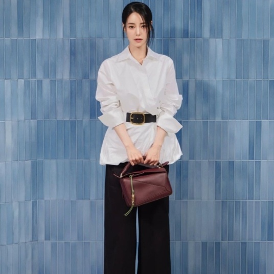 임지연 로에베 스몰 퍼즐 백