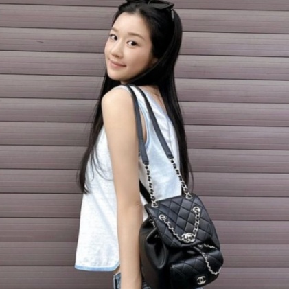 서예지 샤넬 24P 듀마 백팩
