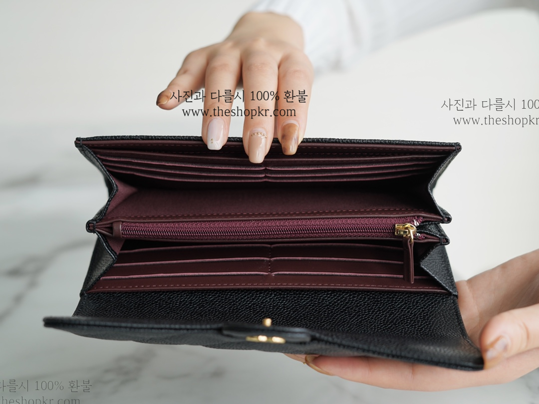 (펜더) 샤넬 클래식 플랩 장지갑