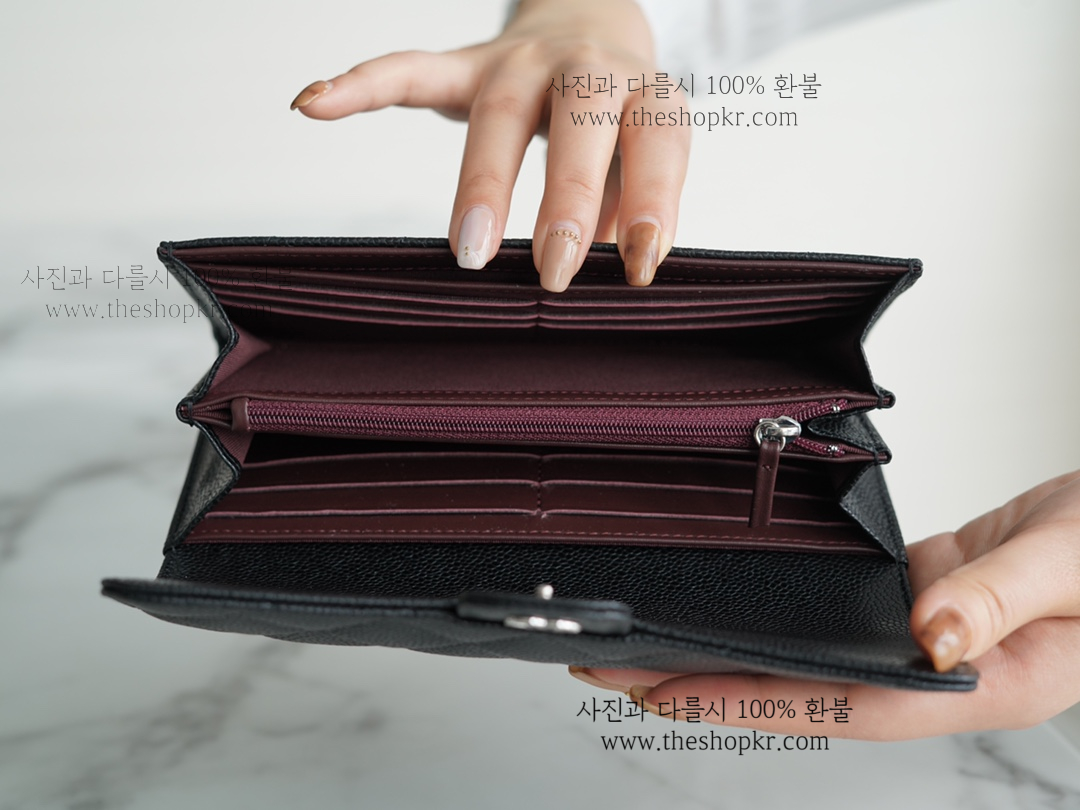 (펜더) 샤넬 클래식 플랩 장지갑
