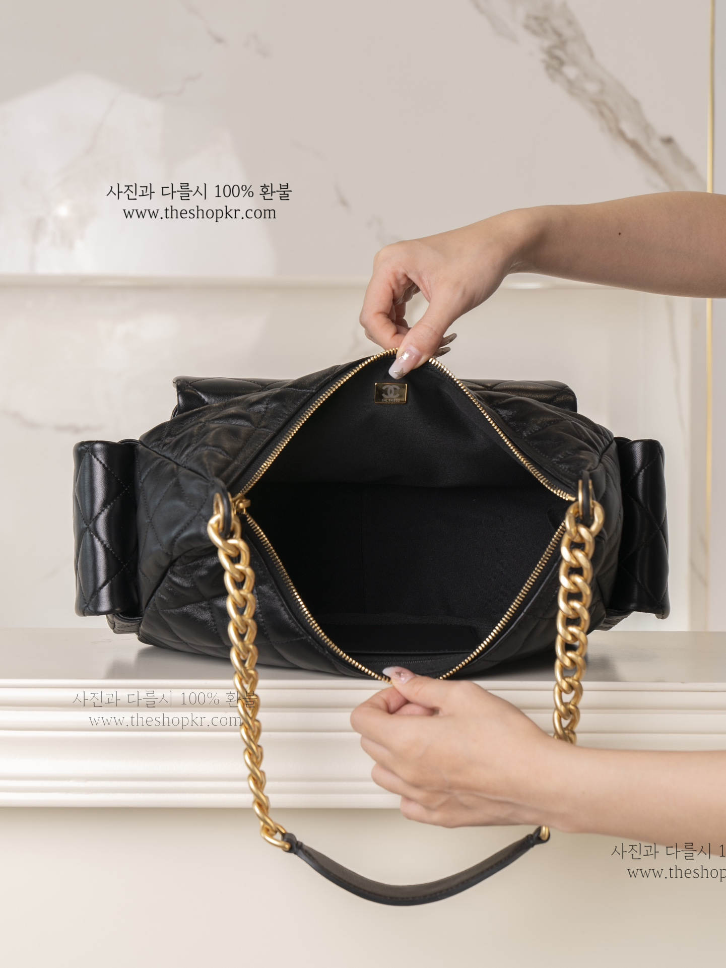 김고은 샤넬 25c 맥시 호보 백