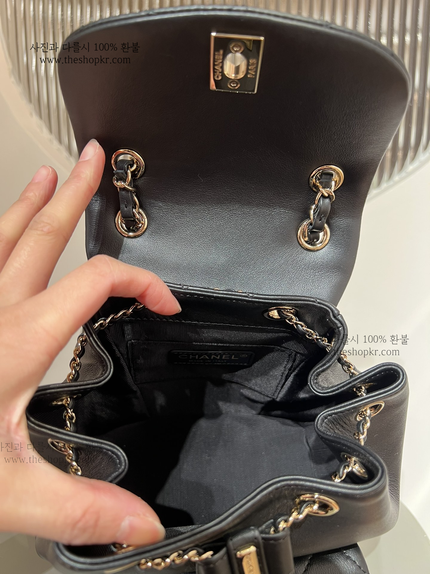 (지존) 샤넬 24p 미듐 듀마 백팩