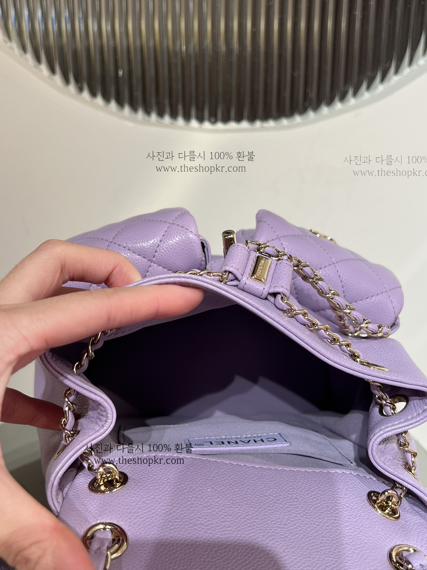 (지존) 샤넬 듀마 투포켓 미듐 백팩