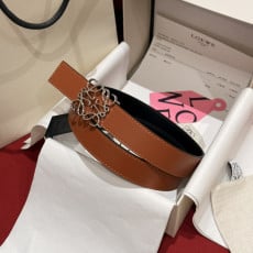 (찡댄) 로에베 아나그램 리버서블 버클 벨트