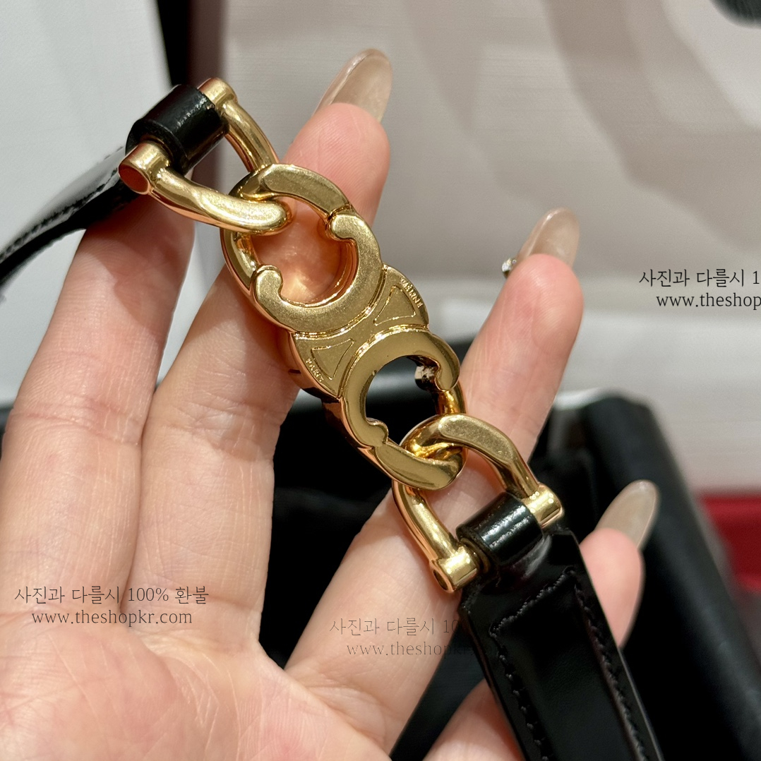 (찡댄) 셀린느 스몰 고메 트리옹프 벨트
