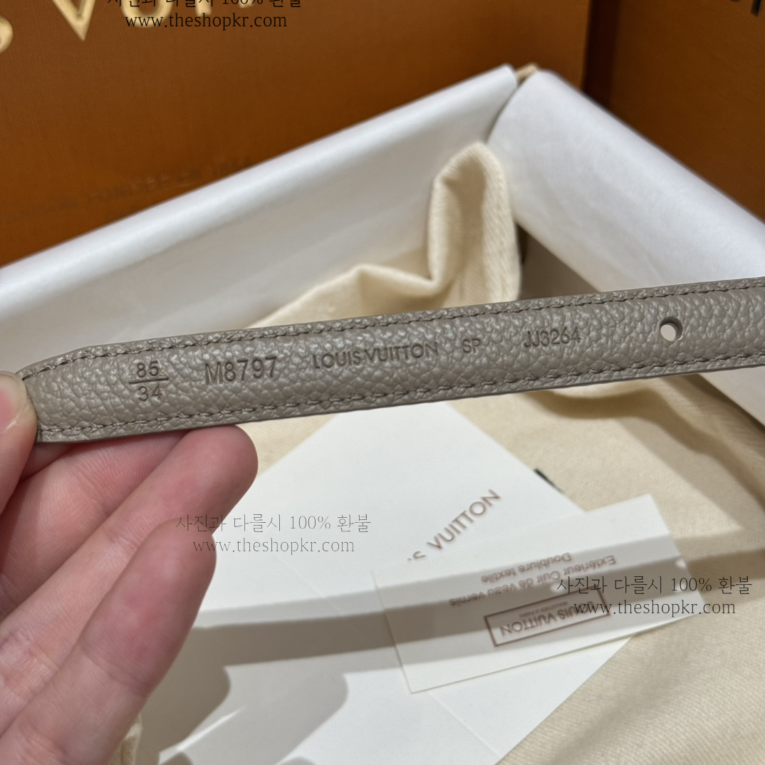(찡댄) 루이비통 여성 모노그램 씬 벨트