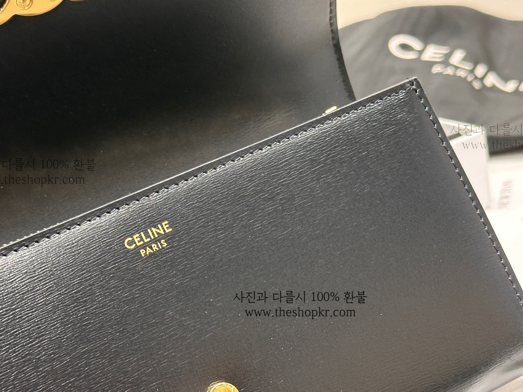 (흰고래) 셀린느 라지 트리옹프 지갑
