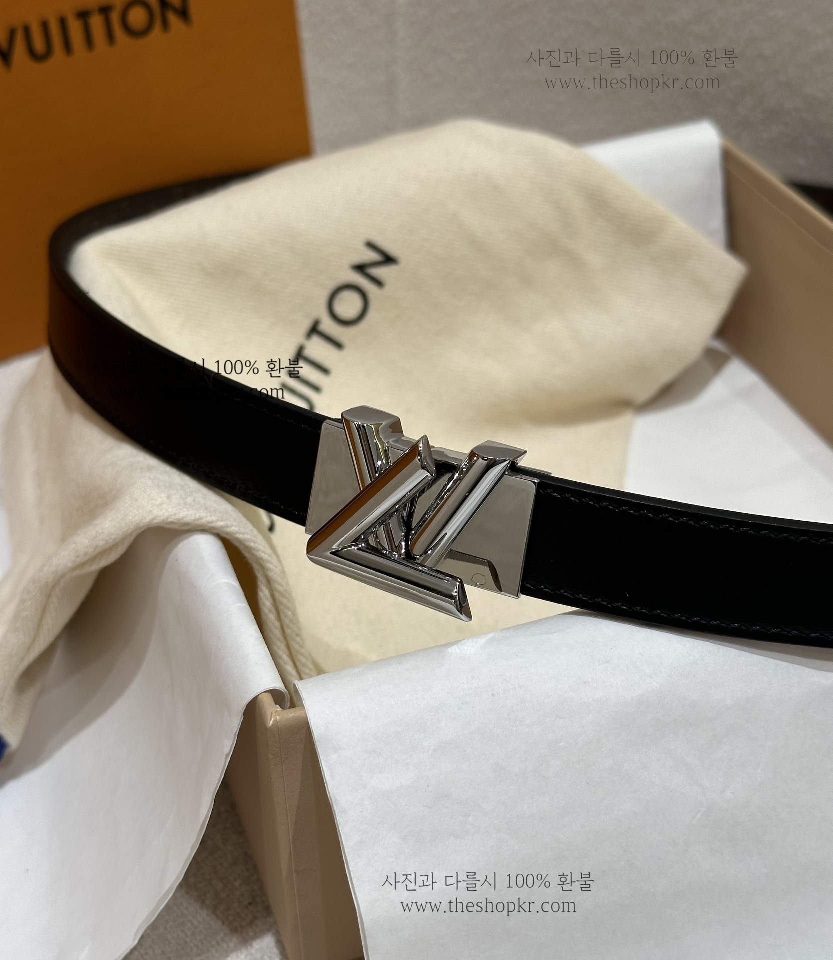 (찡댄) 루이비통 LV 버클 여성 벨트