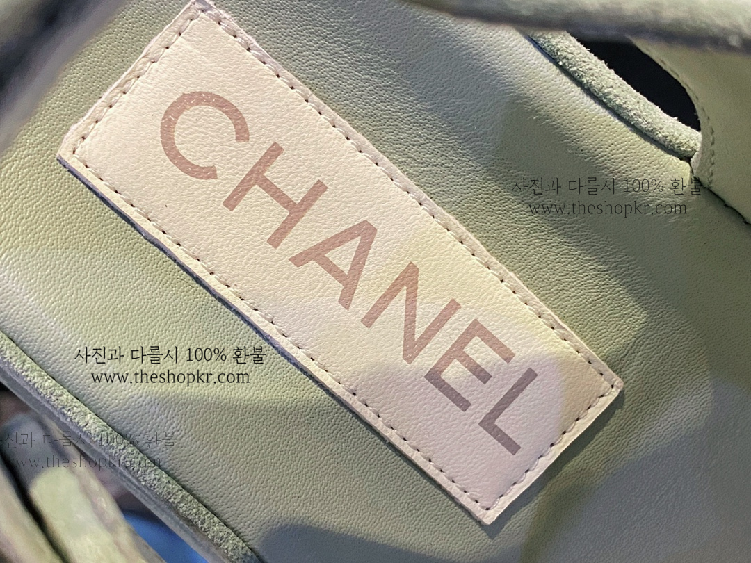 (해피) 샤넬 22 벨크로 샌들