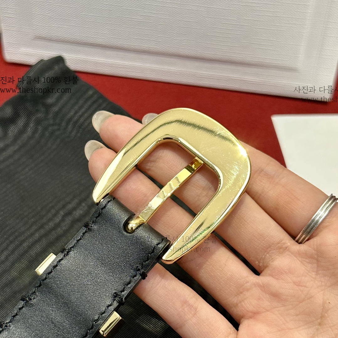 (찡댄) 셀린느 스몰 웨스턴 벨트