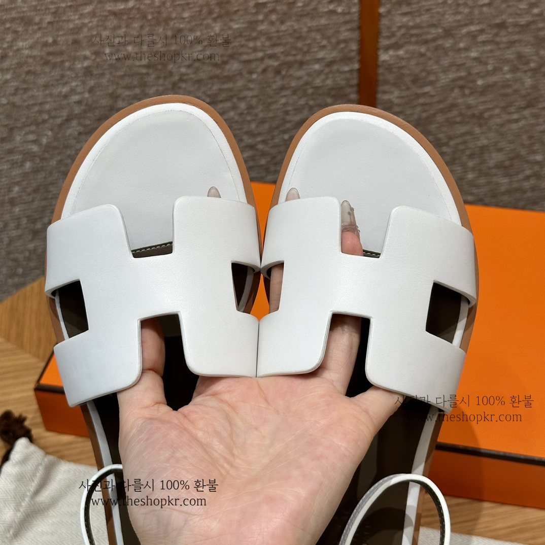 (찡댄) 에르메스 산토리니 샌들