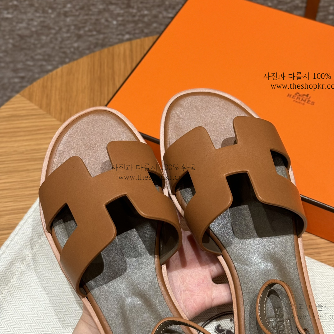 (찡댄) 에르메스 산토리니 샌들