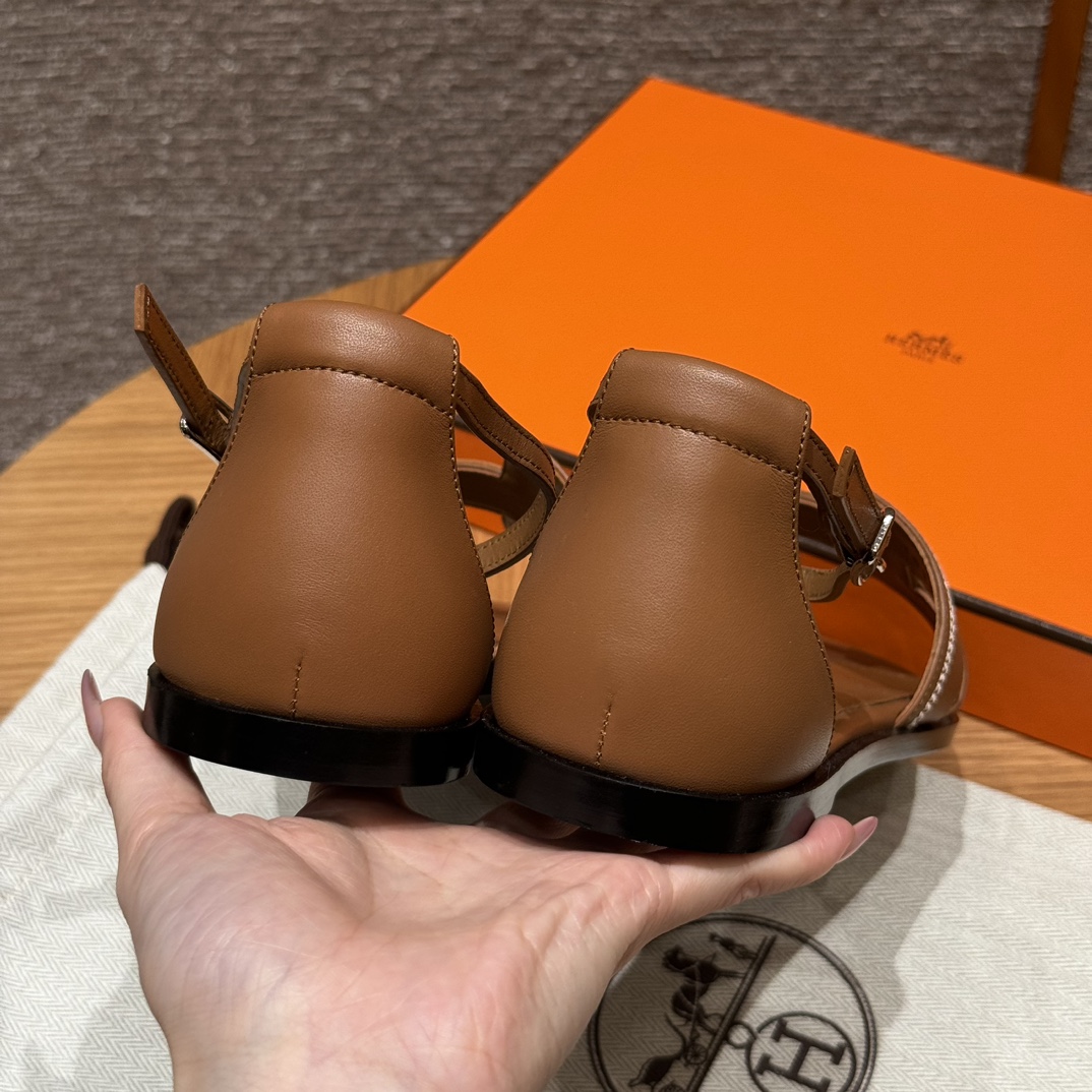 (찡댄) 에르메스 산토리니 샌들