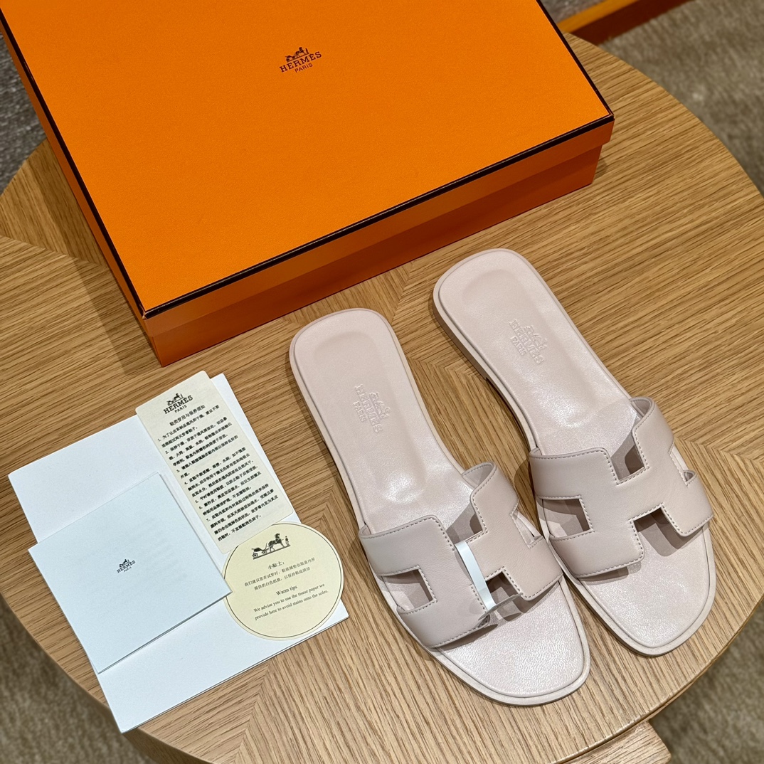 (찡댄) 에르메스 오란 슬리퍼