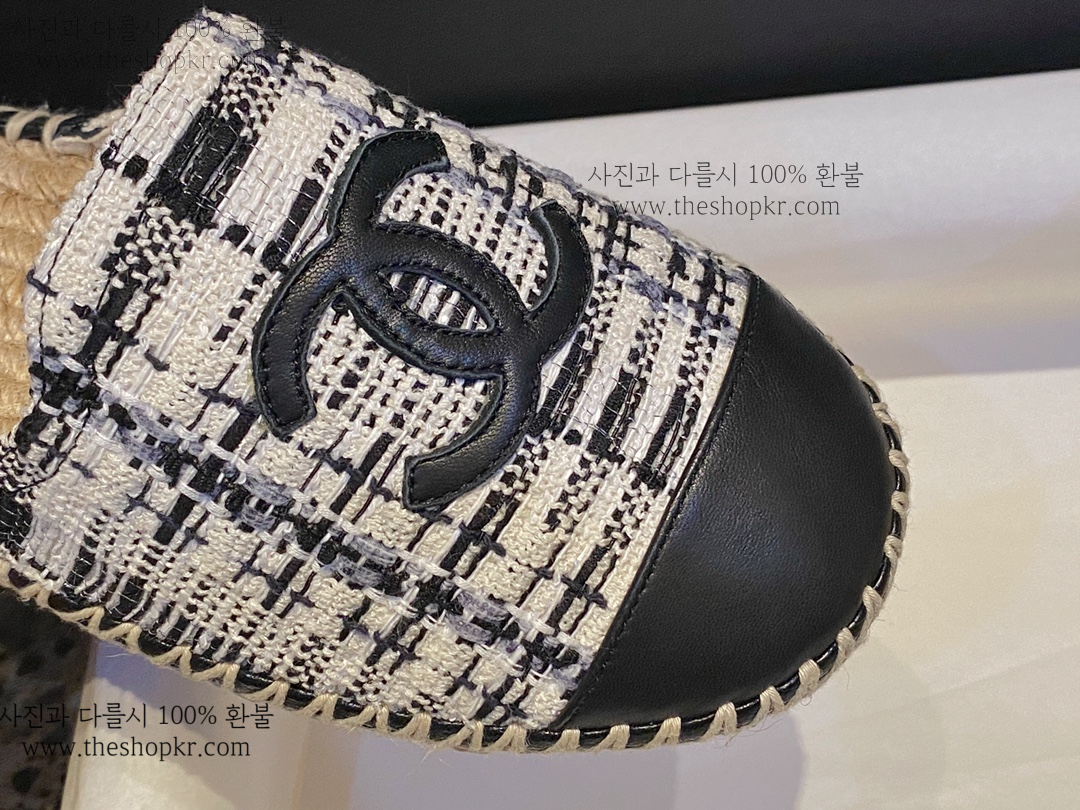 (해피) 샤넬 에스파듀 슬리퍼