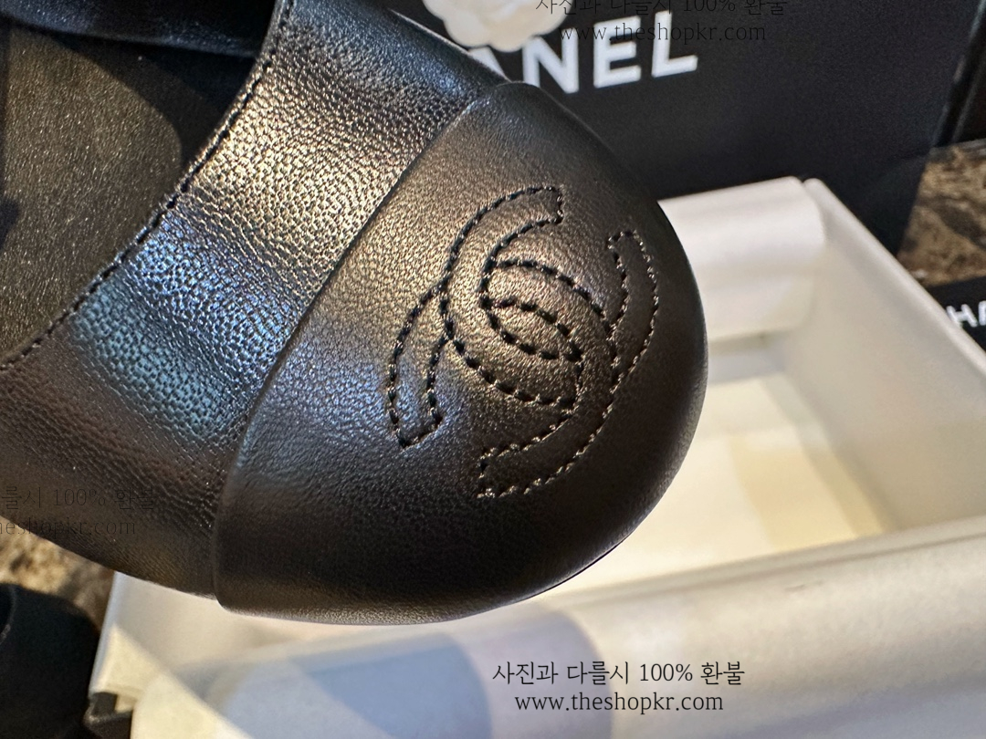 (해피) 샤넬 더블 스트랩 메리제인 슈즈