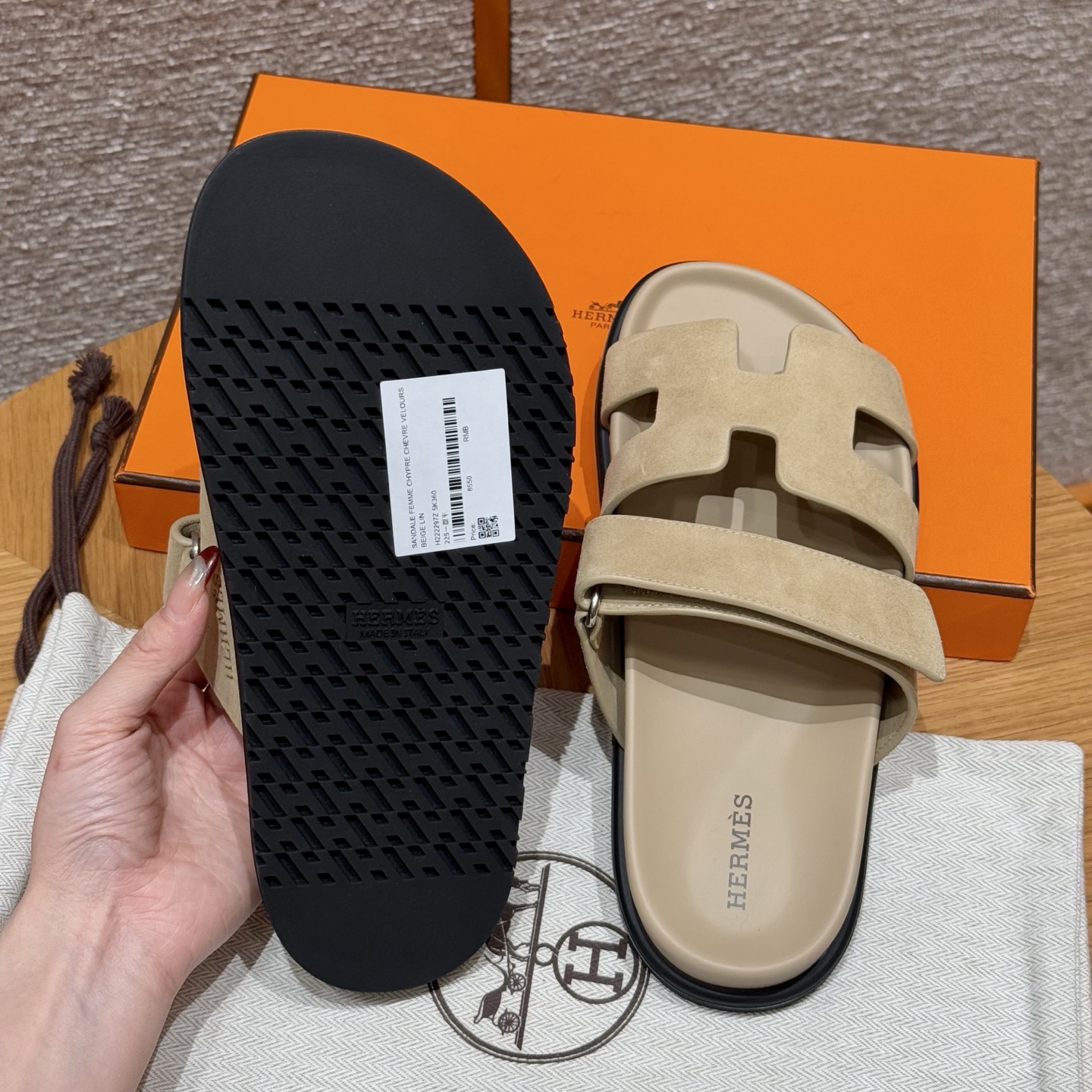 (찡댄) 에르메스 시프레 여성 샌들