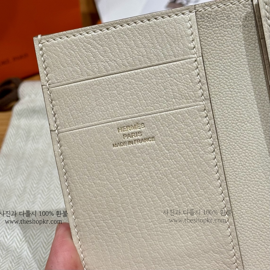 (찡댄) 에르메스 베안 콤비 월렛
