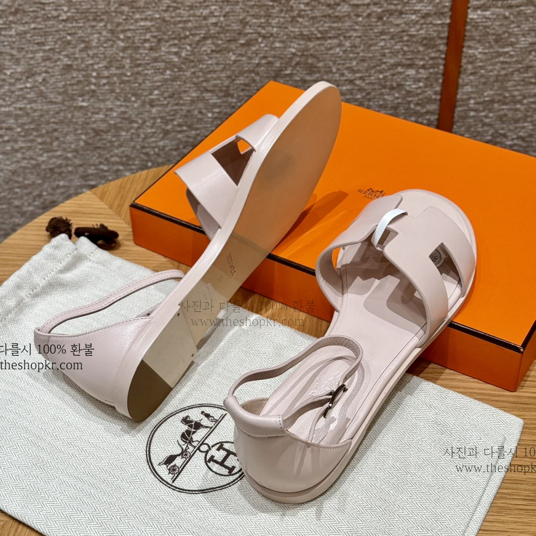 (찡댄) 에르메스 산토리니 샌들