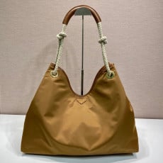 (야오) 프라다 리나일론 마리너 라지 숄더 백