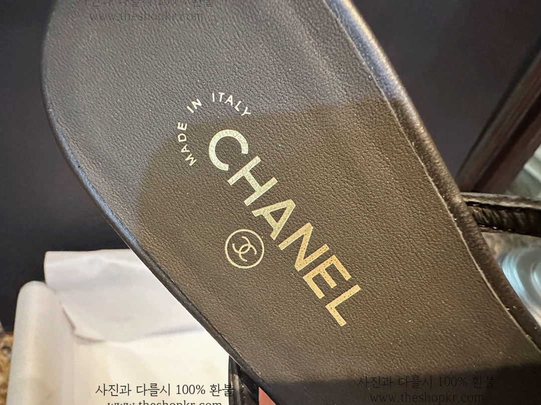 (해피) 샤넬 23c 미니 카멜리아 샌들