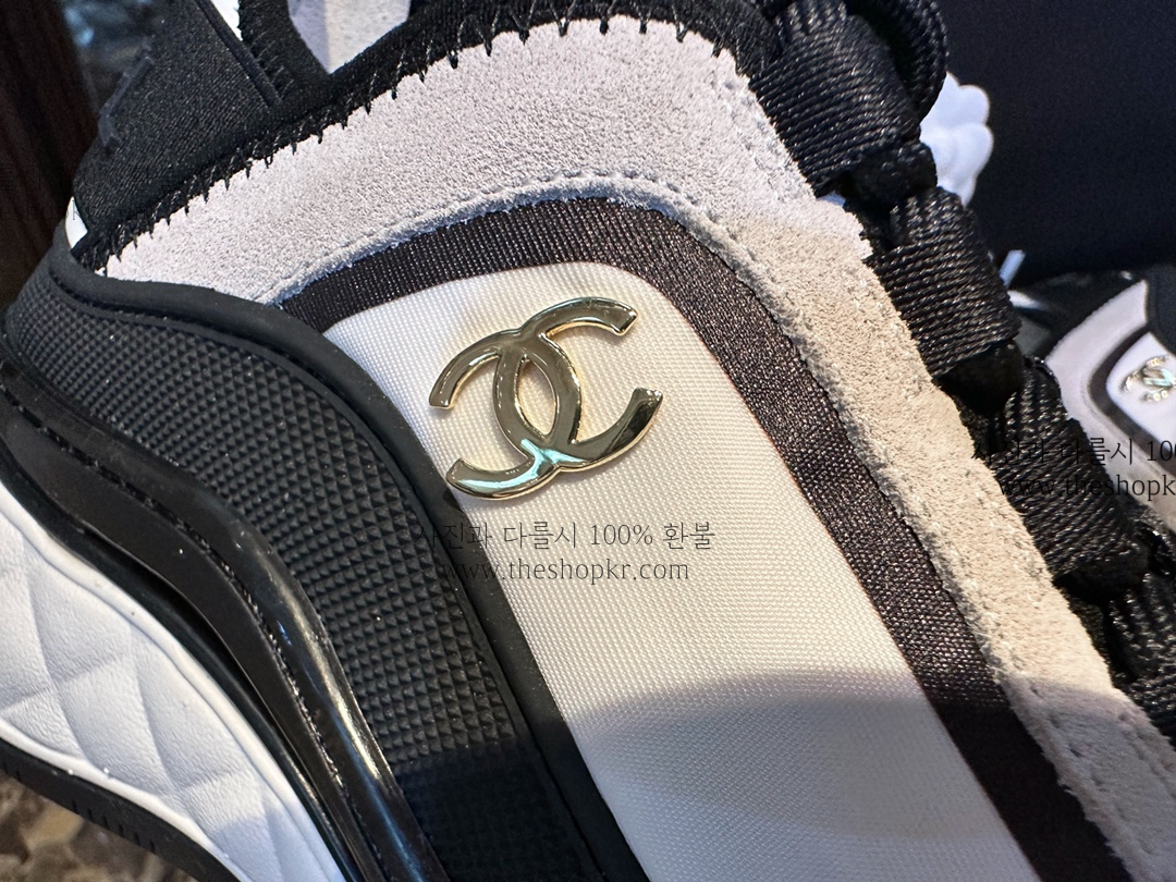 (해피) 샤넬 23p 믹스드파이버 스니커즈