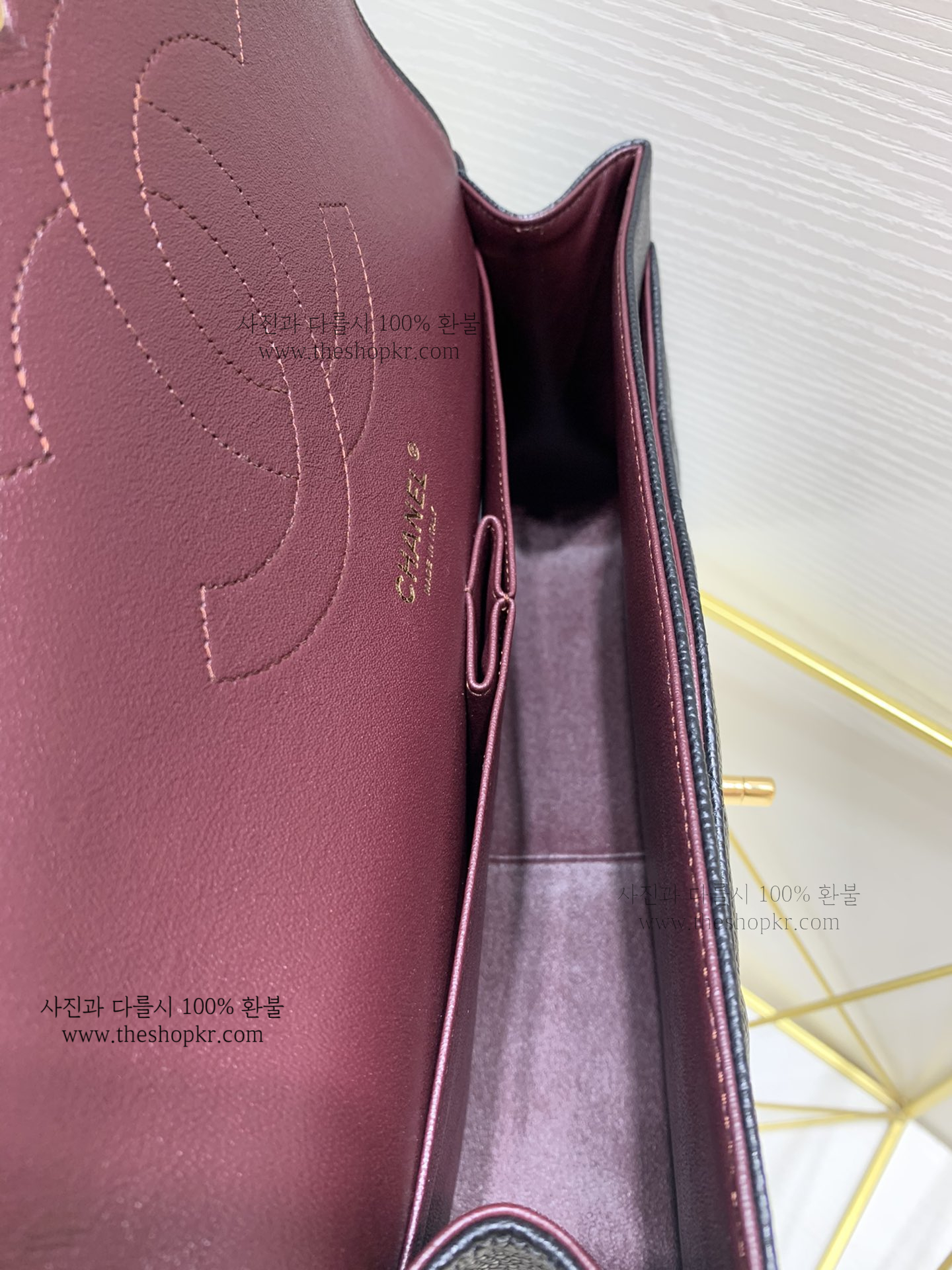 (지존) 샤넬 클래식 플랩 라지 숄더 백