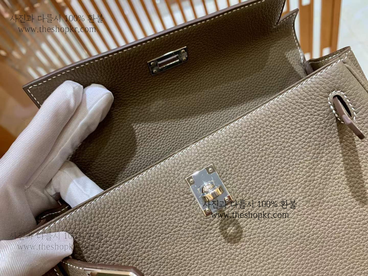 (그린엘) 에르메스 켈리 25 백